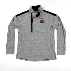 TEAM VALOR Horse Racing Equestrian Mens Large Long Sleeve Quarter Zip Pullover